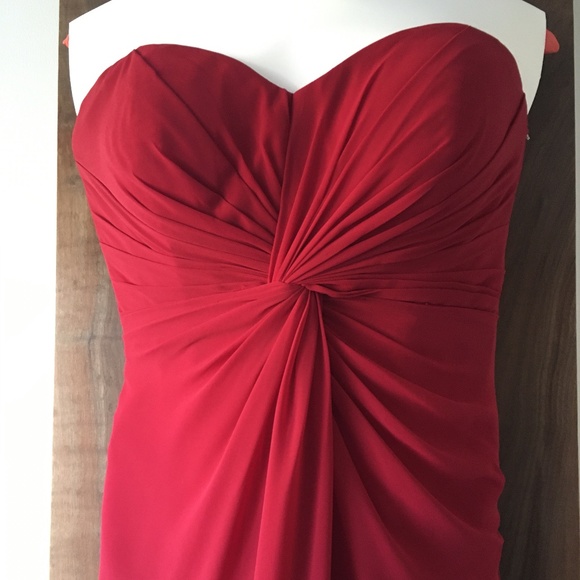 Bill Levkoff Style 484 sz 6, Cranberry - Picture 3 of 6